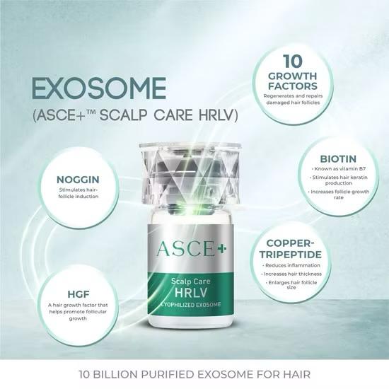 ASCE+ HRLV — exozomi pentru scalp și păr
